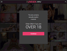 Tablet Screenshot of 247livesexcams.com